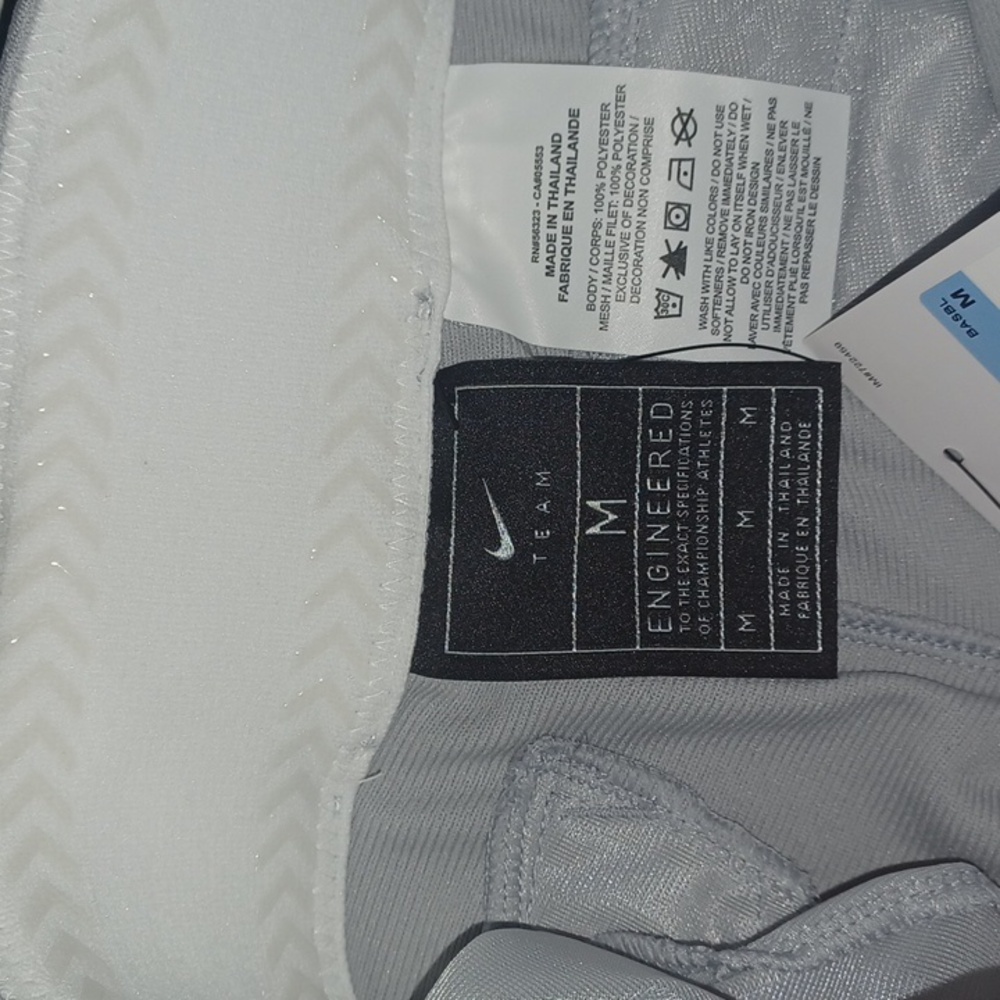 Nike Vapor Select Team Engineered Baseball Pants Size-M Gray NWT - Picture 4 of 6